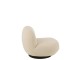 Bílé křeslo Lounge Snow Poplar - 95*81*71cm J-Line by Jolipa
