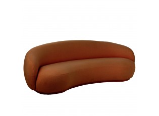 Oranžovozrzavá velká sofa Lounge Snow Poplar - 234*116*73cm