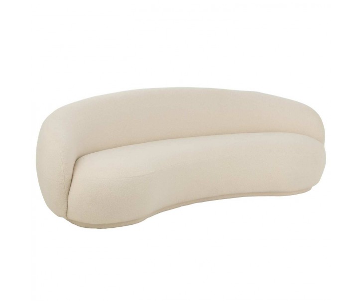 Bílá velká sofa Lounge Snow Poplar - 234*116*73cm J-Line by Jolipa