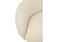 Bílá velká sofa Lounge Snow Poplar - 234*116*73cm J-Line by Jolipa