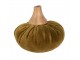 Zelená textilní dekorace dýně Pumpkin S - Ø 9*8 cm Clayre & Eef