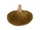 Zelená textilní dekorace dýně Pumpkin L - Ø 15*12 cm Clayre & Eef