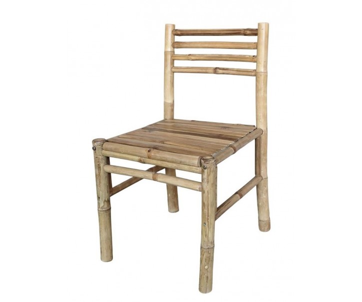 Přírodní bambusová židle Bamboo Lyon - 45*45*81 cm Chic Antique