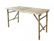 Přírodní bambusový stůl Bamboo Lyon - 150*80*76 cm Chic Antique