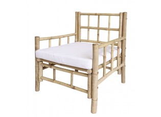 Přírodní bambusové křeslo Bamboo Lyon - 67*67*80 cm