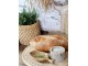 Dřevěný servírovací otočný podnos Tapas Tours Tray - Ø 40*7 cm Chic Antique