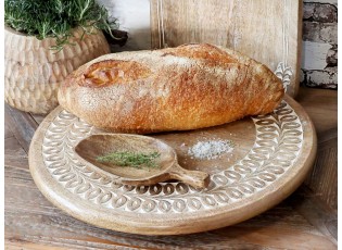Dřevěný servírovací otočný podnos Tapas Tours Tray - Ø 40*7 cm