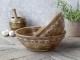 Dřevěná servírovací mísa z mangového dřeva Tours Bowl - Ø 25*8 cm Chic Antique