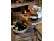Dřevěná servírovací mísa z mangového dřeva Tours Bowl - Ø 25*8 cm Chic Antique