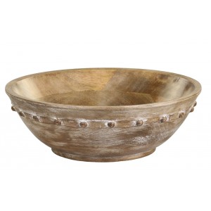 Dřevěná servírovací mísa z mangového dřeva Tours Bowl - Ø 25*8 cm