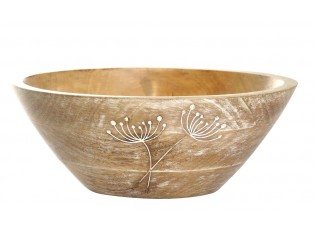 Dřevěná servírovací miska z mangového dřeva Tours Bowl - Ø 25*9 cm