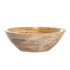 Dřevěná servírovací mísa z mangového dřeva Tours Bowl - Ø 30*10 cm