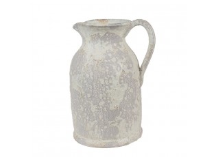 Dekorativní béžový antik terakotový džbán Teracci M - 16*13*21 cm