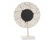 Champagne stolní zrcadlo na mramorovém podstavci Coral - 34*10*50 cm J-Line by Jolipa