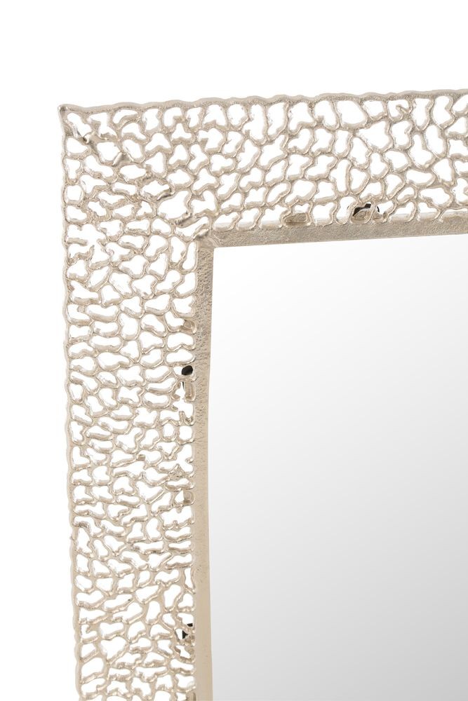 Champagne nástěnné zrcadlo Coral - 71*1*71 cm J-Line by Jolipa Champagne nástěnné zrcadlo Coral - 71*1*71 cm J-Line by Jolipa