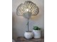 Mosazná antik nástěnná lampa list Ginco - 34*10*34 cm/ E27 / 40W Chic Antique