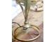 Mosazná antik stolní lampa s listy Lieve - 38*33*55 cm/ E27 / 40W Chic Antique