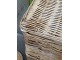Set 3ks přírodní ratanový koš Antique - 108*52*52 / 44*48*27 cm Chic Antique