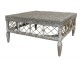 Přírodní ratanový stůl French table - 75*75*36 cm Chic Antique