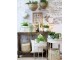2ks krémový antik plechový obal na květináč Planters - 63*40*18/ 55*35*16 cm Chic Antique