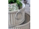 2ks krémový antik plechový obal na květináč Planters - 63*40*18/ 55*35*16 cm Chic Antique