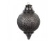 Granitová skleněná vánoční ozdoba špičatá baňka M - 16*27 cm Clayre & Eef