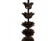 Kovová vintage stolní lampa Ginette II - Ø 30*81 cm Clayre & Eef