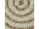 Béžová kulatá bavlněná koupelnová předložka Bath mat - Ø 80 cm HKLIVING