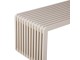 Béžová dřevěná lamelová lavice Slatted - 96*43*38 cm HKLIVING