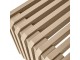 Béžová dřevěná lamelová lavice Slatted L - 160*27*35 cm HKLIVING