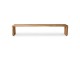 Přírodní dřevěná teaková lamelová lavice Slatted XL - 180*27*35 cm HKLIVING