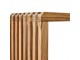 Přírodní dřevěná teaková lamelová lavice Slatted XL - 180*27*35 cm HKLIVING