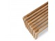 Přírodní dřevěná teaková lamelová lavice Slatted XL - 180*27*35 cm HKLIVING