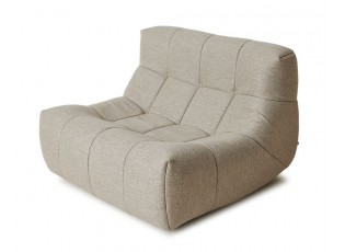 Přírodní venkovní pěnové lehátko Lazy Lounge - 105*105*75 cm 
