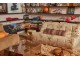 Hnědá manžestrová pěnová lenoška Lazy Lounge - 105*105*75 cm HKLIVING