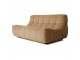 Hnědá manžestrová pěnová lenoška Lazy Lounge L - 158*105*75 cm HKLIVING