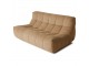 Hnědá manžestrová pěnová lenoška Lazy Lounge L - 158*105*75 cm HKLIVING