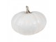 Bílá antik dekorace dýně Pumpkin Carbassa - Ø 17*13 cm Clayre & Eef