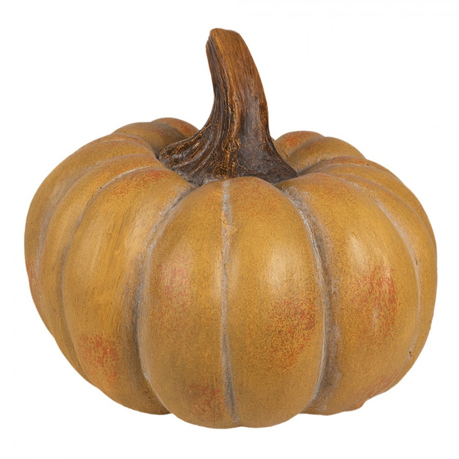 Oranžová antik dekorace dýně Pumpkin Carbassa - Ø 16*12 cm Clayre & Eef Oranžová antik dekorace dýně Pumpkin Carbassa - Ø 16*12 cm Clayre & Eef
