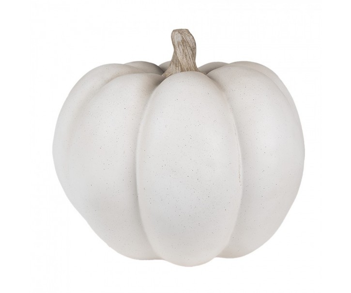 Šedá antik dekorace dýně Pumpkin Carbassa - Ø 31*27 cm Clayre & Eef