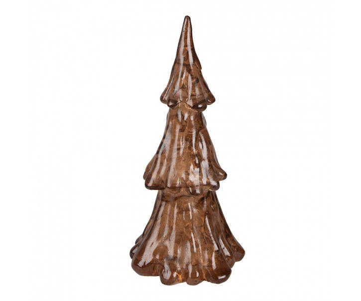 Bronzový svítící vánoční stromek Led Tree M - Ø 12*24 cm Clayre & Eef