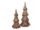 Bronzový svítící vánoční stromek Led Tree L - Ø 14*33 cm Clayre & Eef