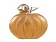 Oranžová kovová dekorace dýně Pumpkin - 34*15*32 cm Clayre & Eef
