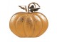Oranžová kovová dekorace dýně Pumpkin - 34*15*32 cm Clayre & Eef