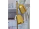 Zlatá stojací lampa - 26*39*130 cm Clayre & Eef