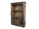 Hnědá antik dřevěná nástěnná polička Grimaud Unit - 40*13*60 cm Chic Antique