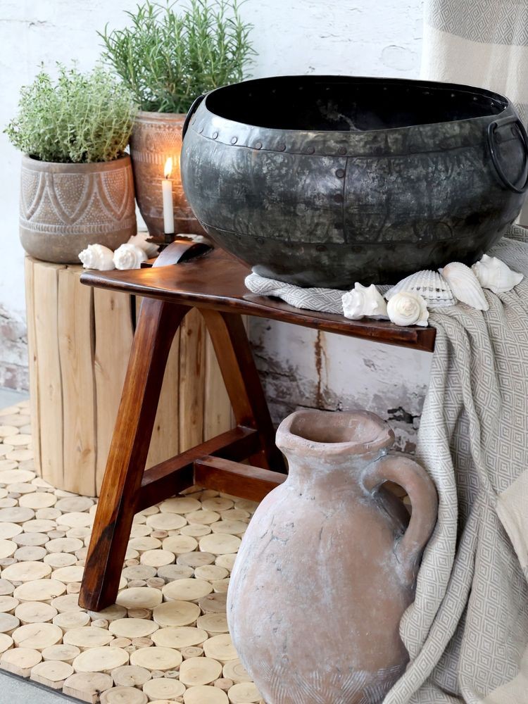 Dřevěná stolička z mangového dřeva Antiqou - 54*41*41 cm Chic Antique Dřevěná stolička z mangového dřeva Antiqou - 54*41*41 cm Chic Antique