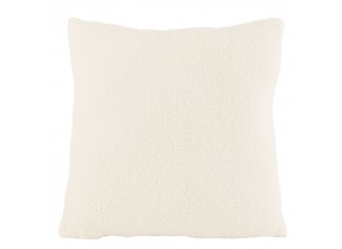 Bílý polštář Teddy Bouclé White - 45*45 cm