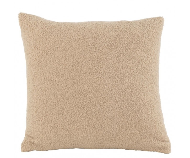 Bílý polštář Teddy Bouclé White - 45*45 cm J-Line by Jolipa