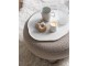 Béžová kulatá stolička Teddy Bouclé Beige - Ø 52*28 cm J-Line by Jolipa
